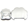 Flower Design Decoration Multi Strands 14.5X2.2mm Flat Leather Stainless Steel Jewellery Clasps