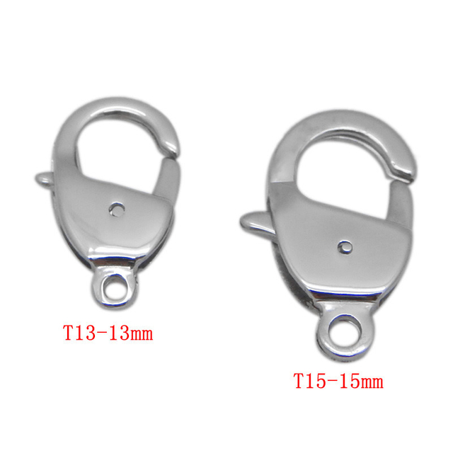 Wholesale DIY 316 Stainless Steel Lobster Clasp for Bracelet Necklace