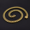 New Arrival Stainless Steel Gold Plated Miami Hip Hop Cuban Chain Bracelet