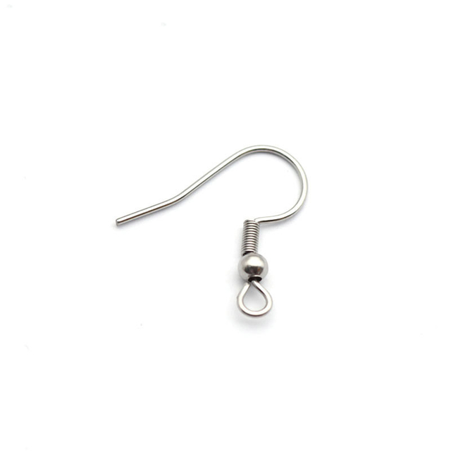 Stainless Steel Earring Hooks Jewelry Findings Ear Wire for Jewelry Making DIY Hook Ear Coil U Pick DIY