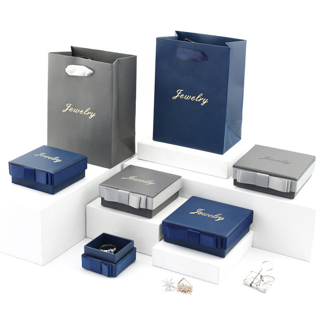 Luxury Jewelry Necklace Ring Custom Logo Gift Paper Packaging Jewelry Bracelet Earring Box