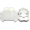Premium 14.5mm Super Stainless Steel Clasp Fasteners Fitting Flat Wide Woven Leather