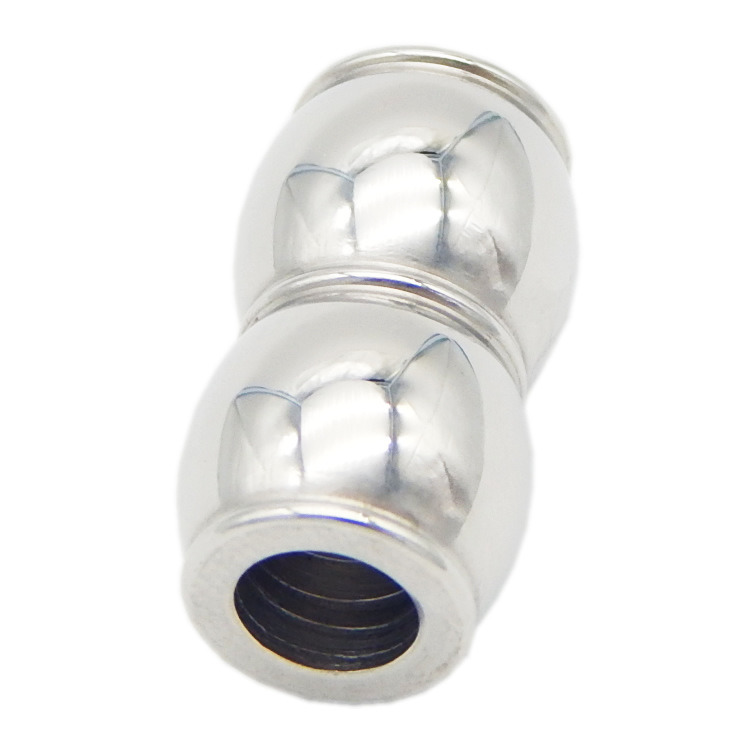 4mm 5mm 6mm Stainless Steel Magnetic Clasp Connector for Jewelry Making