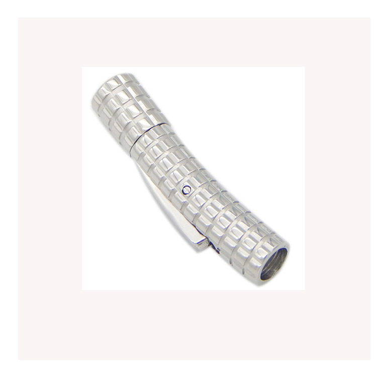 High Quality Exquisite Stainless Steel Snap Button Lock Clasp for Cord Bracelets