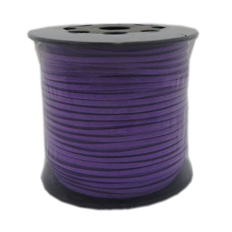25 Colors for Option Dark Purple Faux Suede Leather Cord Velvet String Assorted Colors 3mm