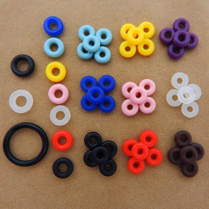 Rubber Stopper Spacer O Rings Jewelry Findings Making End Clasp Beads Gasket for Bracelet Necklace DIY Handmade Craft