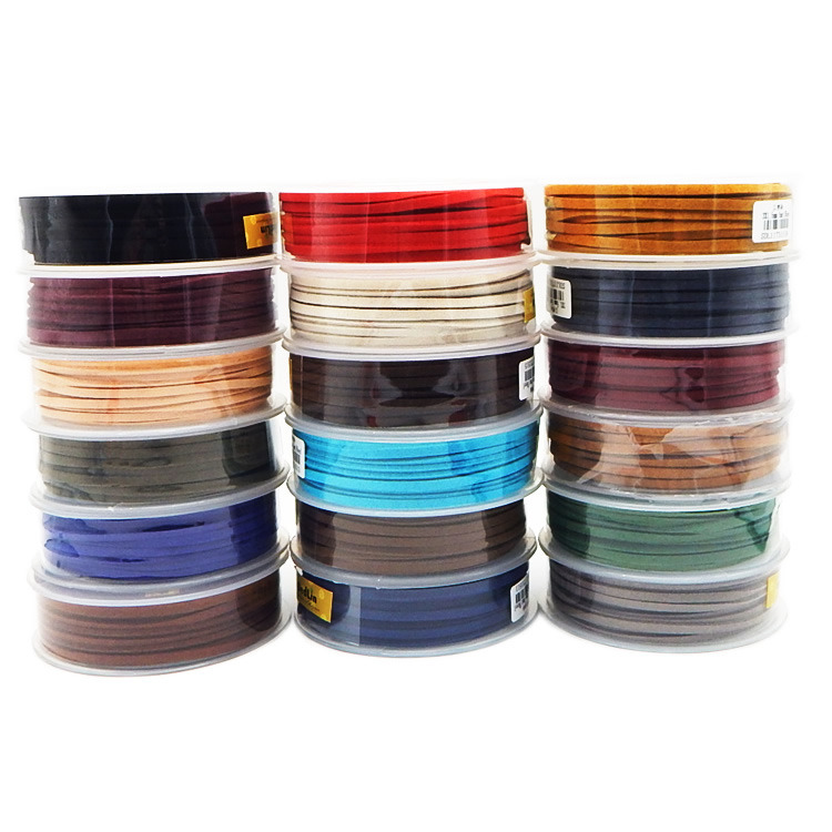 Best Quality Factory Price Multiple Colors Faux Suede Lace Cord PU Leather Cord for DIY Leather Cord Bracelet Jewelry Making