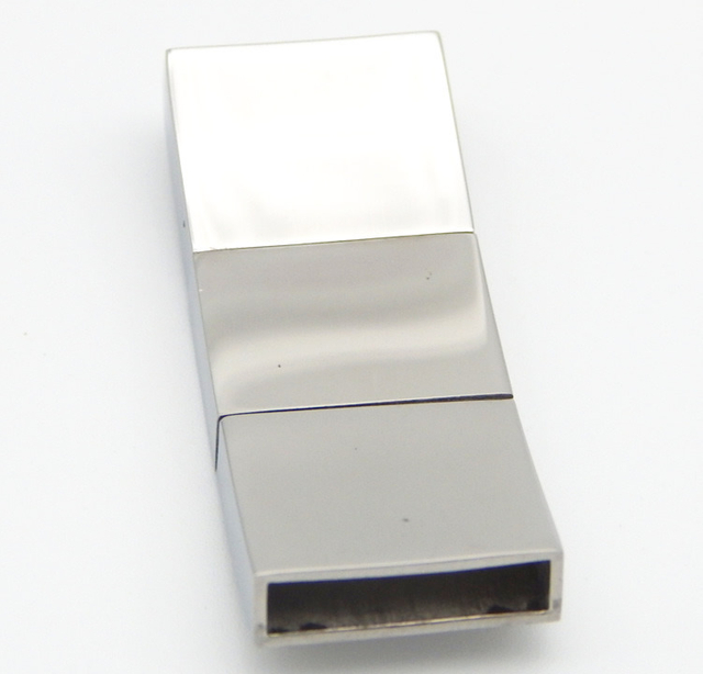 Three Sections Silver Stainless Steel Clasps Stopper 13X3.5mm 14.5X3mm for Jewelry Designs