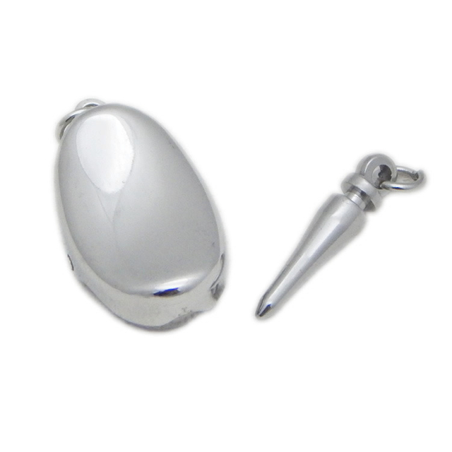 Silver Colors Pea Shaped Pearl Necklace Jewelry Clasp