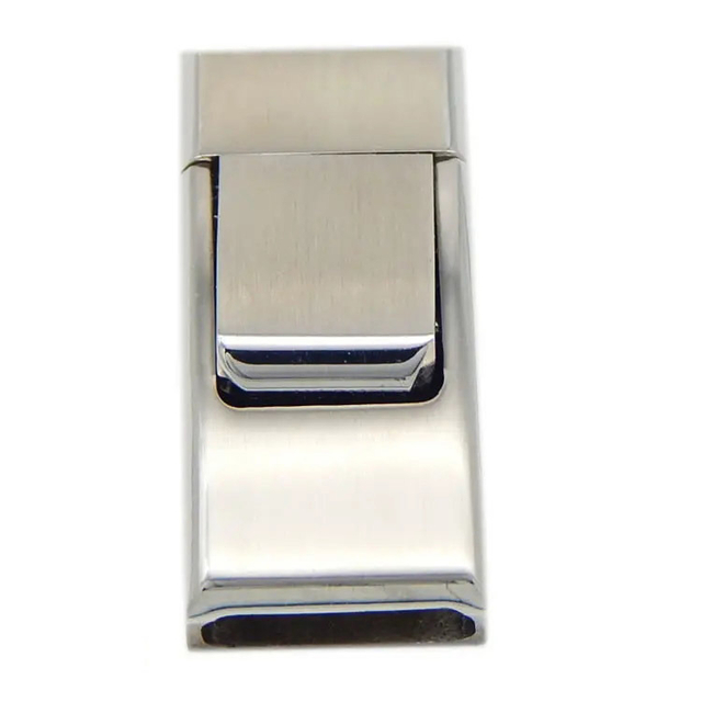 Hot Sale 19X4mm Push Button Stainless Steel Clasp Flat Leather Connector for Multi Strand Leather Bracelet Making