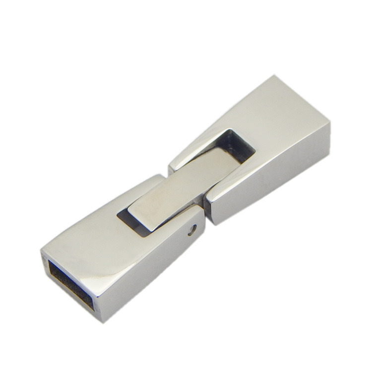 316L Stainless Steel High Quality Leather Bracelet Clasp