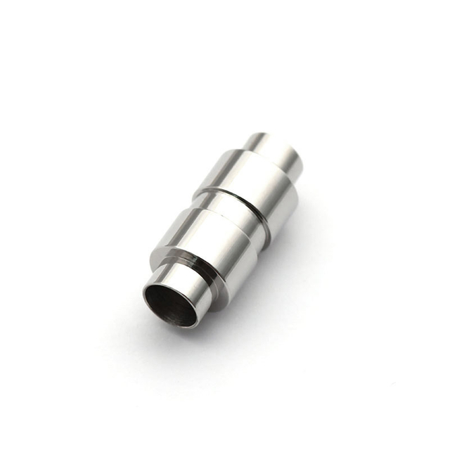 6.0mm Magnetic Braided Leather Clasps Stainless Steel Jewelry Bracelets Bracelet Clasp Connectors