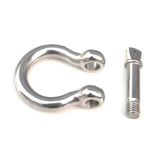 European Type Anti-Corrosion 10mm U Shape Brass Anchor Shackle for Paracord Survival Bracelet Buckle