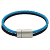 Double Inner Hole 3.5mm Half Round Shape Stainless Steel Magnetic Clasps for Leather Rope