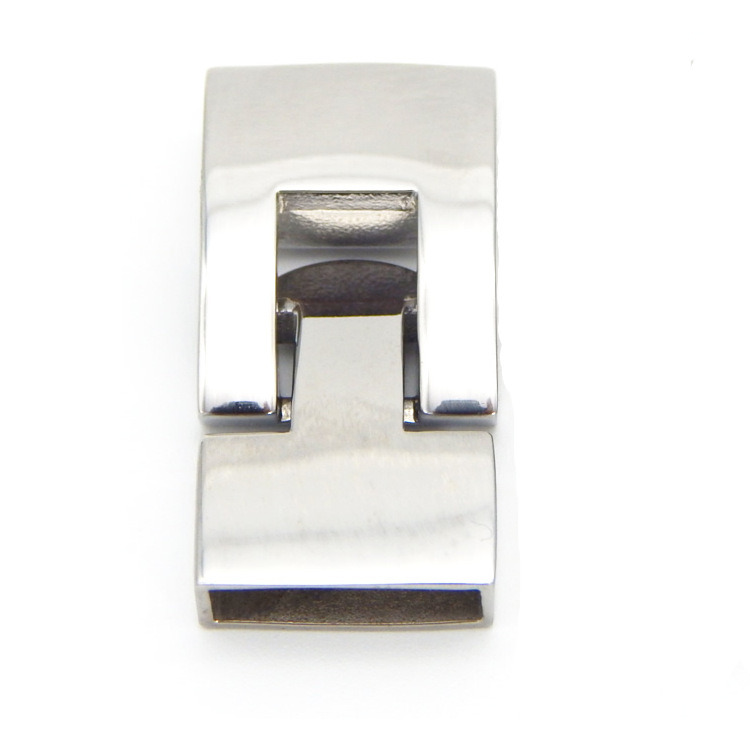 10X3mm/14X4mm Stainless Steel Leather Buckle Closure Clasp for Leather Bracelets Findings
