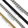 Wholesale Stainless Steel Metal Gold Plated Jewelry Cuban Chain Necklace