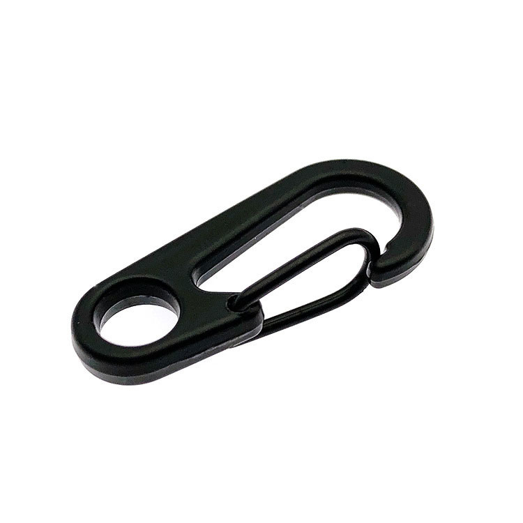 Spring Carabiner Clasp Paracord Clip Snap Hook Buckle for Purse, ID Card, Flag Pole, Zipper Pull, Key Chain