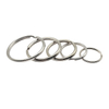 DIY Unisex Fashion Jewelry 304 Stainless Steel Key Split Ring Round Polished Different Size for Choice Original Color