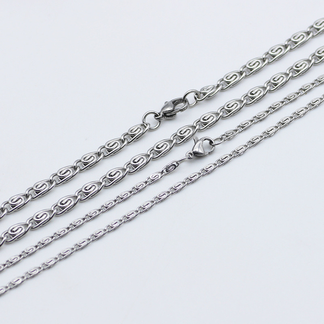 2.5/ 4.5mm Wholesale Stock of Women′ S Fashionable Titanium Steel Necklaces Collarbone Chains