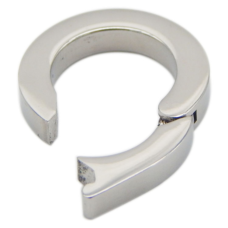 Stainless Steel Clasp DIY Bracelet Pendant Circular Clasp for Jewelry Making Accessories