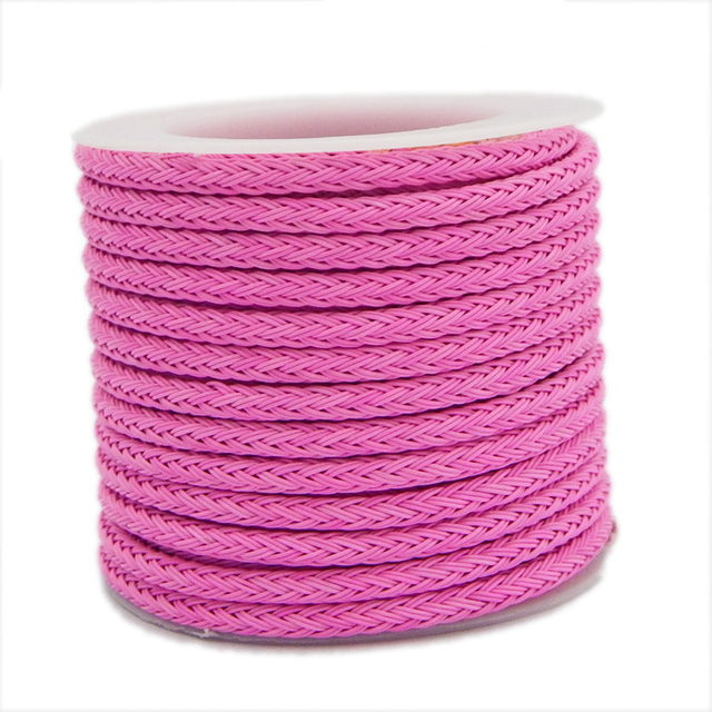 Hot Selling Multi Colors 3mm Knitted Stainless Steel Wire Rope Price for Jewelry Making