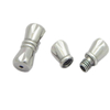 316L Stainless Steel Screw Round Bead Twist Clasp for Pearl Jade Necklace and Bracelet