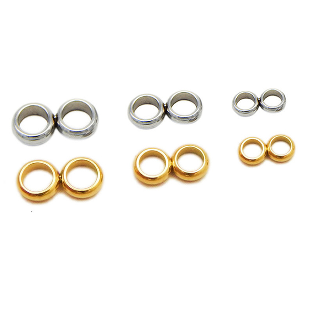 Hand Make Steel Clap Findings 8 Shape Clasp End Findings for Bracelets for Couple Bracelets