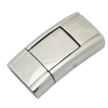 Inner Diameter 10X3.5mm Tiny Stainless Steel End Hook Snap Button Clasp for Flat Leather Cord