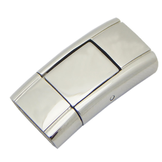 Inner Diameter 10X3.5mm Tiny Stainless Steel End Hook Snap Button Clasp for Flat Leather Cord