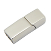 Double Inner Hole 3mm 4mm Stainless Steel Magnetic Clasps for Leather Rope