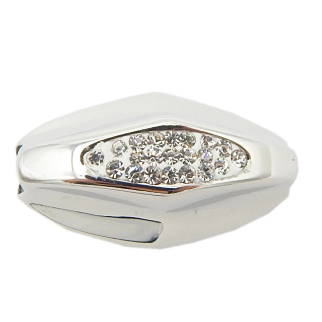 4mm 5mm Olive Shaped with Diamond DIY Stainless Steel Clasp Jewelry Accessories