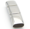 Unique Design 12X6mm Inner Size Stainless Steel Slide-in End Hook Magnetic Clasp for Flat Leather Jewelry Connectors