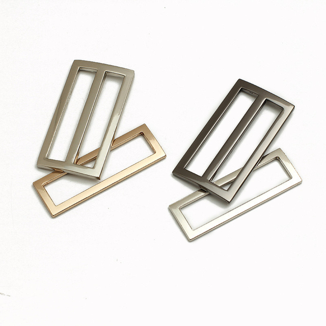 Buckle Zinc Alloy Handbag Hardware Accessories Bag Shoulder Strap Webbing Pet Collar Adjustable Slider Buckles