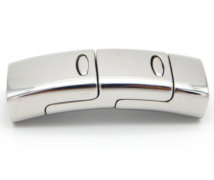 Outer Diameter 45.5X15.7X9.5mm Inner Hole 13.2X6.1mm Stainless Steel Snap Fastener Magnetic Clasp