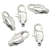 Gold Silver 9mm 11mm 13mm Vacuum Real Gold Color 304 Stainless Steel Lobster Locks Clasps Jewelry Component for Necklace DIY
