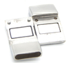 Hole 16X4mm Super Wide Smooth Stainless Steel Clasp for Flat Cowhide Leather Bracelet