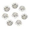 DIY Jewelry Accessories Supply Stainless Steel Pearl Receptacle Pearl Cap Holder Beaded Holder Hollow Cap Holder