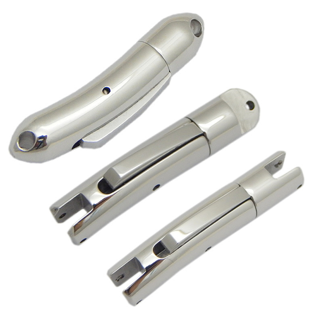 Three Styles Stainless Steel Snap Fastener Clasps for Leather Rope