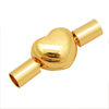 18K Gold Silver Stainless Stee Heart Clasp for Jewelry DIY Making
