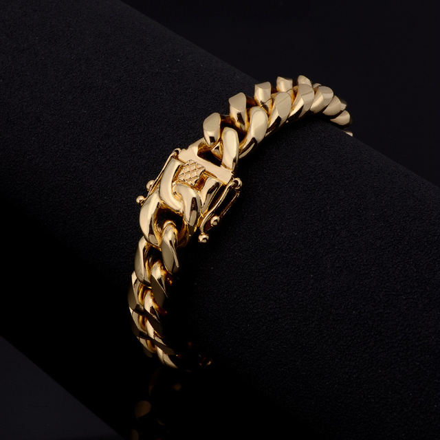 Wholesale Eaby 8/10/14mm Men′s Titanium Steel Encrypted Chain Bracelets