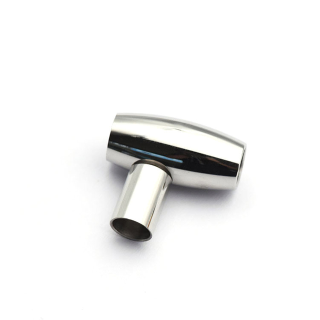 316L Stainless Steel 3/4/5/6/8mm Magnetic Clasp Olive Clasp for Braided Leather Cord