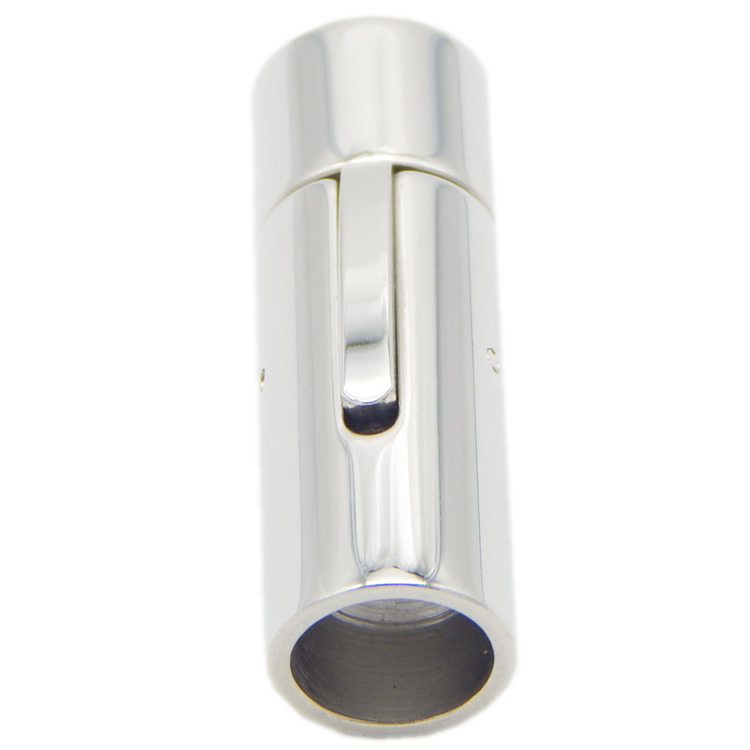 Jewelry Findings 6mm 7mm 8mm Straight 304 Stainless Steel Press Button Clasps