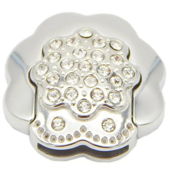 Premium 14.5mm Super Stainless Steel Clasp Fasteners Fitting Flat Wide Woven Leather