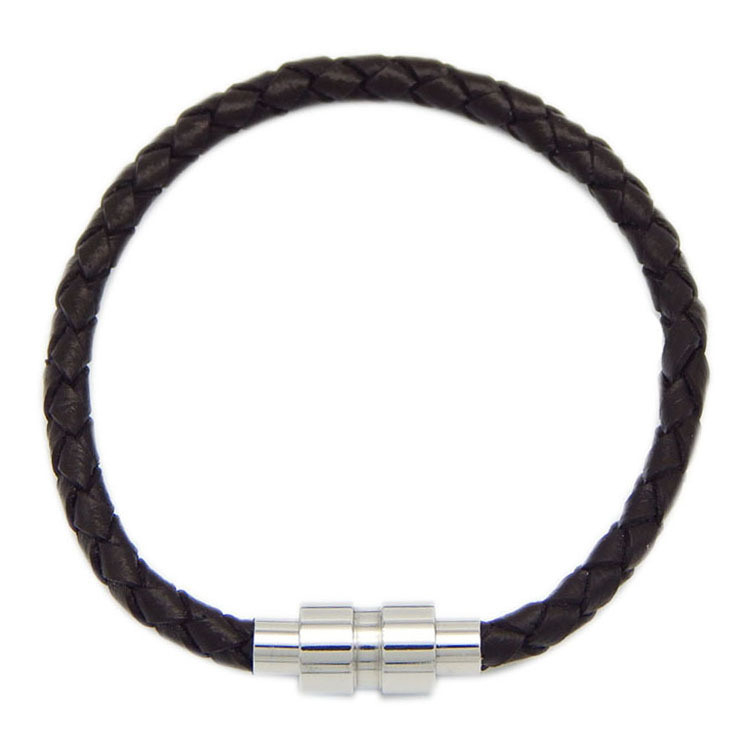 2/3/4/5/6mm Stainless Steel Claps for Making Leather Cord Bracelet and Necklace Connector