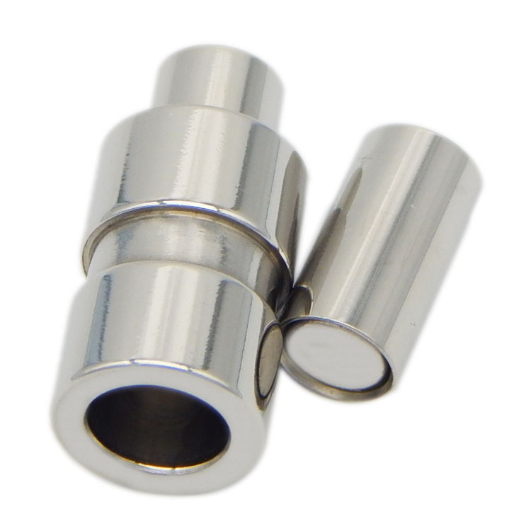 2/3/4/5/6mm Stainless Steel Claps for Making Leather Cord Bracelet and Necklace Connector
