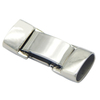 Vintage Jewellery Findings Profession Design Fold Over Stainless Steel Flat Clasps 13.5X6mm for Leather Bracelet