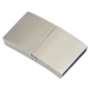 Wholesale China Jewelry Finding 14.5X3mm Shiny Surface 316L Stainless Steel Wide Leather Bracelet Cuff Clasp