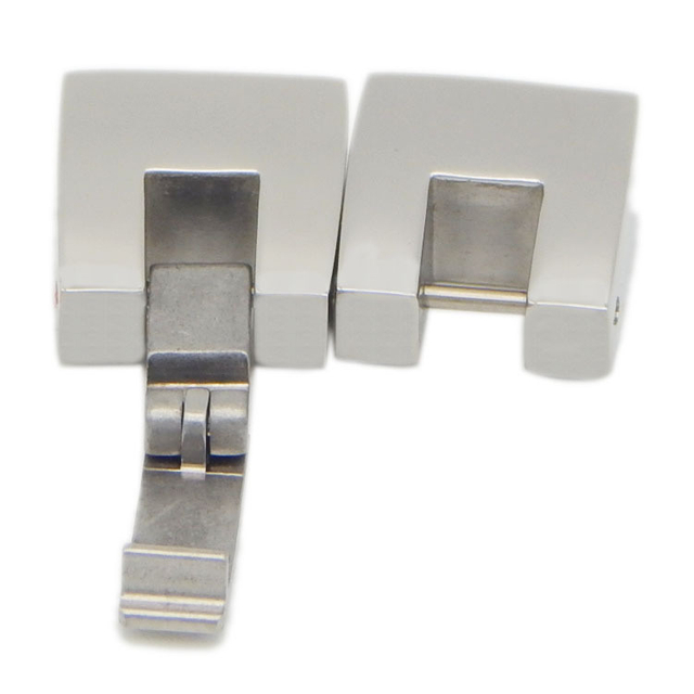 316 Stainless Steel Quick Release Metal Clasp Closure 10X3.5mm for DIY Flat Leather Bracelet Jewelry Finding