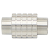 Wholesale Stainless Steel 18 X 10 mm Hinged Magnetic Jewelry Clasp with Grain for Bracelet and Necklace