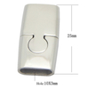25X13mm Flat Polished Stainless Steel Jewelry Magnetic Clasps